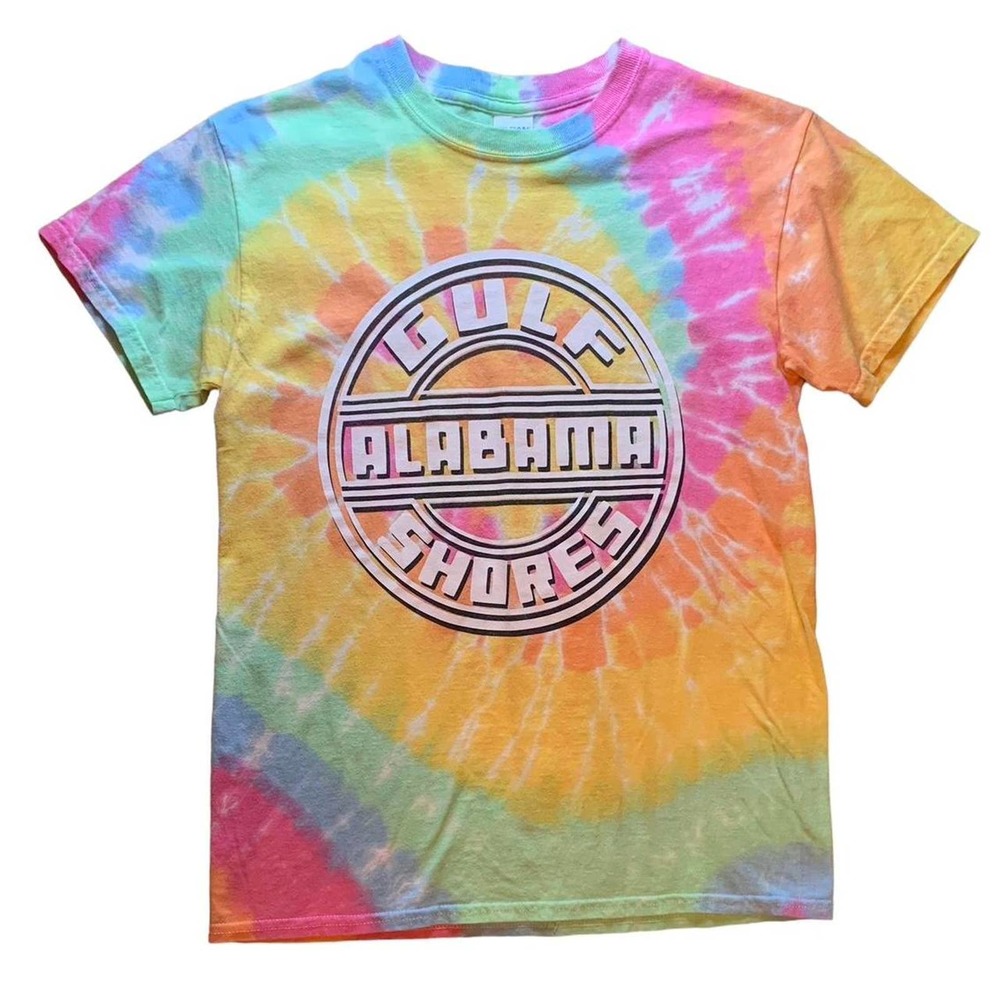 Tie dye t shirt gulf shores
